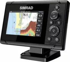 Simrad Cruise-5 ROW Base Chart, 83/200 XDCR - Yhdistelmä kaikuluotain & karttaplotteri -Kylmakassit Store 000 14998 001 3