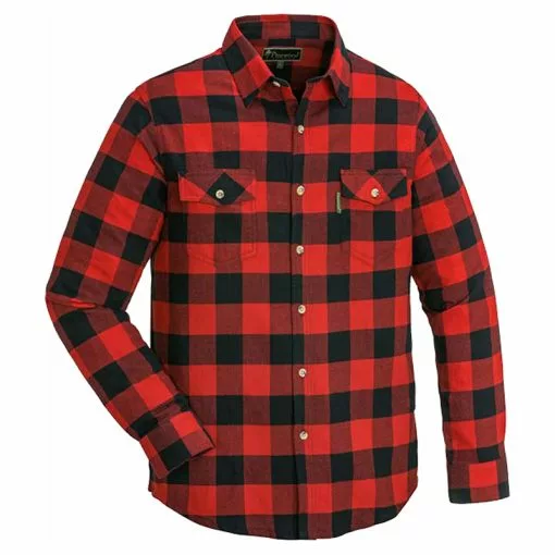 Pinewood Voxtorp Shirt Red/Black -Kylmakassit Store 1 53260518005r 1