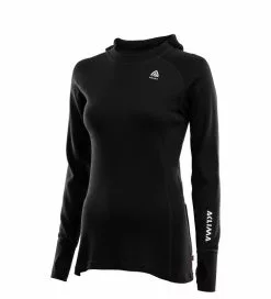 Aclima WarmWool Hoodsweater W's Jet Black 10 Aclima WarmWool Hoodsweater W's Jet Black -Kylmakassit Store 90 105383r 3