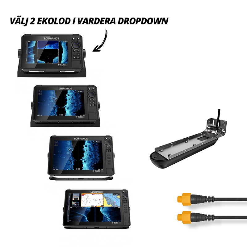 Lowrance HDS Live Combo Kit - Tarkka Yhdistelmä Kaikuluotain & Karttaplotteri 3 Lowrance HDS Live Combo Kit - Tarkka Yhdistelmä Kaikuluotain & Karttaplotteri