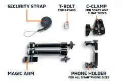 Deeper Fishfinder Deeper Smartphone Mount For Boat And Kayak 11 Deeper Fishfinder Deeper Smartphone Mount For Boat And Kayak -Kylmakassit Store ITGAM0026 4