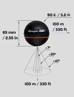 Deeper Fishfinder Deeper Sonar PRO+2 -Kylmakassit Store ITGAM1080 5