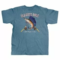 Old Guys Rule Keeping It Reel, Light Blue
