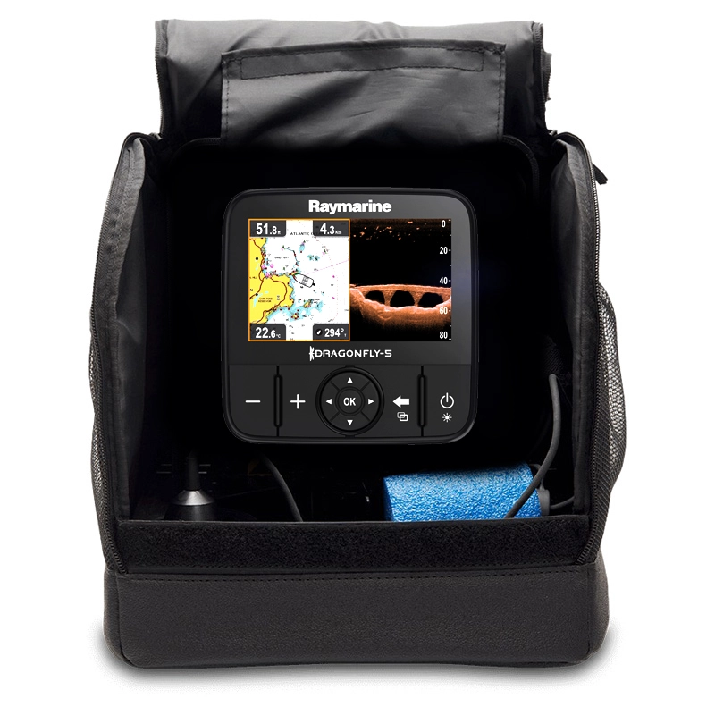 Raymarine Dragonfly 5 Pro Ice Fishing Bundle 3 Raymarine Dragonfly 5 Pro Ice Fishing Bundle