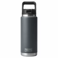 Yeti Rambler 26 Oz Straw Bottle - Charcoal