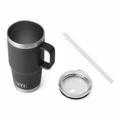 Yeti Rambler 25 Oz Straw Mug - Black -Kylmakassit Store SKU 0326 BLK 4