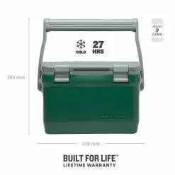 Stanley The Easy Carry Outdoor Cooler 6.6L Green -Kylmakassit Store ST1001622060 3