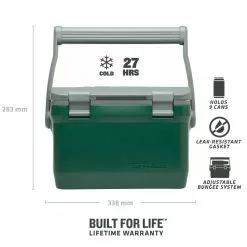 Stanley The Easy Carry Outdoor Cooler 6.6L Green -Kylmakassit Store ST1001622060 6