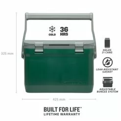 Stanley The Easy Carry Outdoor Cooler 15.1L - Green -Kylmakassit Store ST1001623068 6