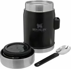 Stanley The Legendary Food Jar + Spork .4L - Matte Black -Kylmakassit Store ST1009382005 5